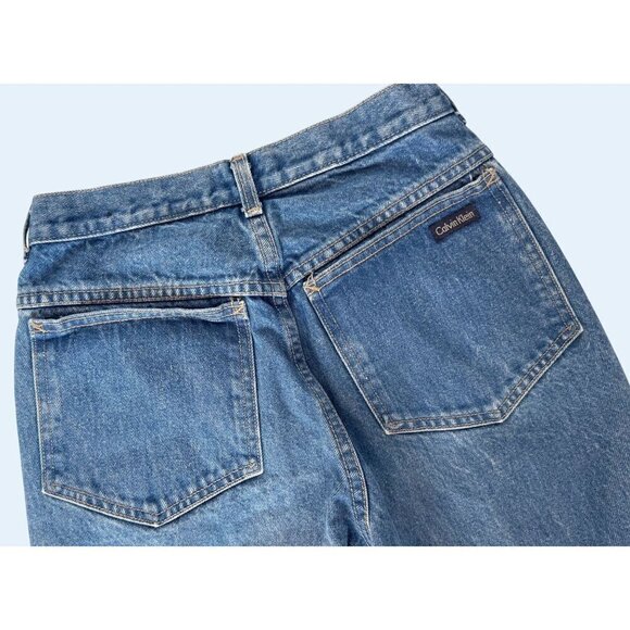 Vintage CALVIN KLEIN Sport Hi Waisted Mom Jean 80s / 90s Sz 24 - Picture 5 of 8